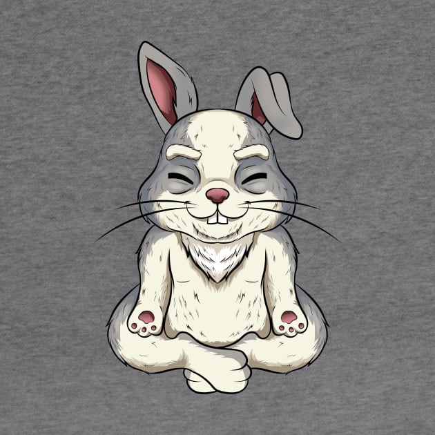 animal yoga rabbit cute and funny by the house of parodies